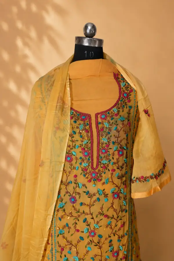 Premium Full Jaal Hand Embroidered Georgette Suit for Women