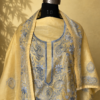 IMG_6584 Lucknowi Handwork Suit with Thread Work Embroidery | Ethnic Wear