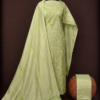Mul chanderi tone to tone hand work suit