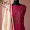 Thread work suit [ Neck butti suit ]