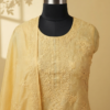 Mul chanderi tone to tone hand work suit